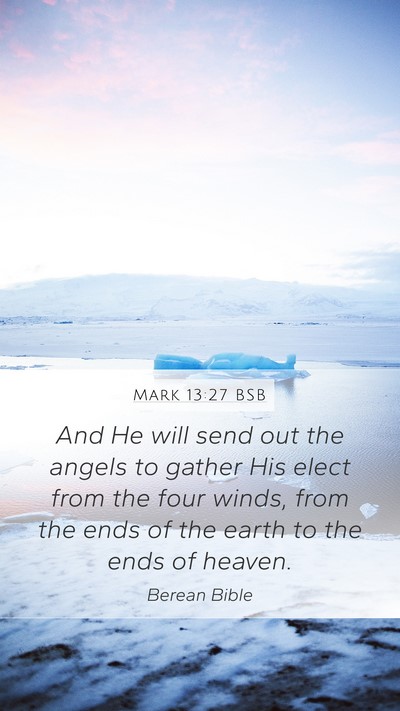 Mark 13:27 BSB Bible Verse Image