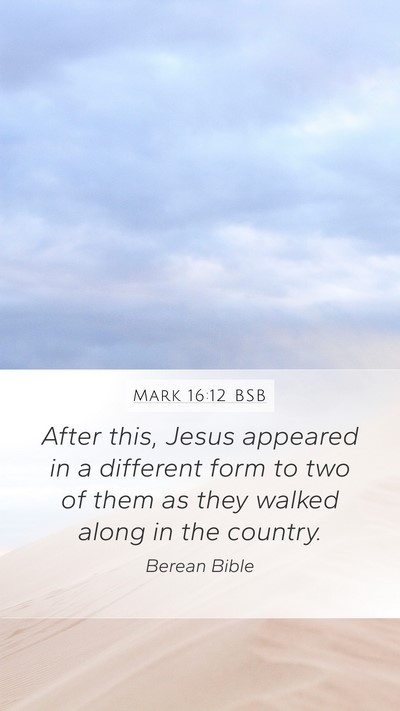 Mark 16:12 BSB Bible Verse Image
