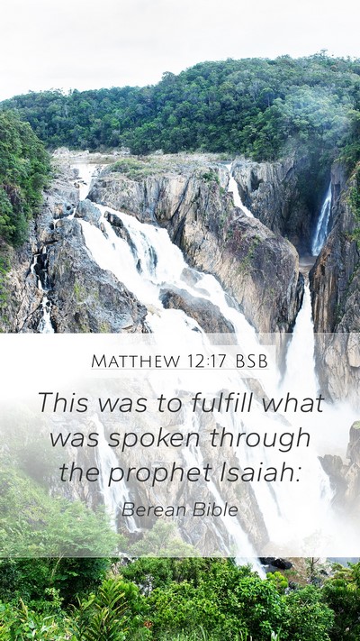 Matthew 12:17 BSB Bible Verse Image