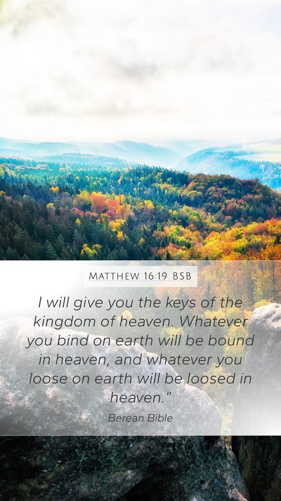Matthew 16:19 BSB Bible Verse Image