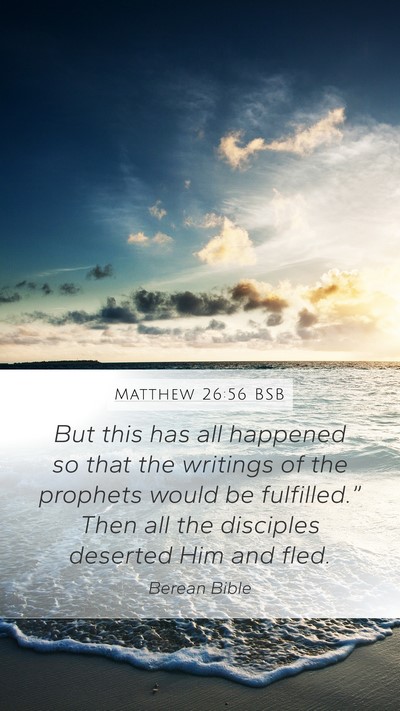 Matthew 26:56 BSB Bible Verse Image