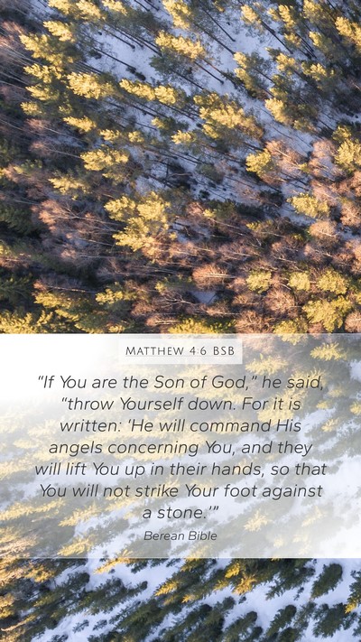 Matthew 4:6 BSB Bible Verse Image