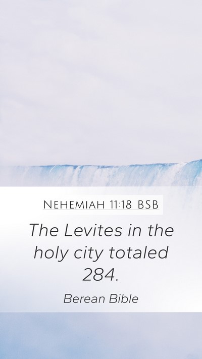 Nehemiah 11:18 BSB Bible Verse Image