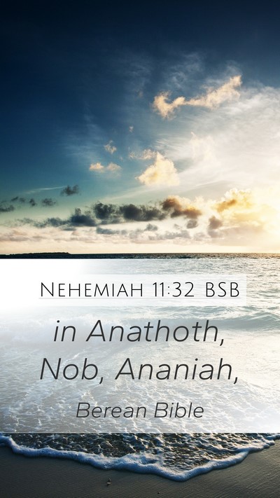Nehemiah 11:32 BSB Bible Verse Image
