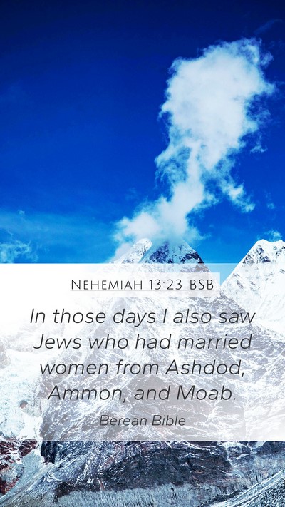 Nehemiah 13:23 BSB Bible Verse Image
