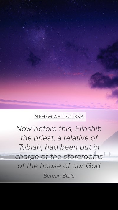 Nehemiah 13:4 BSB Bible Verse Image
