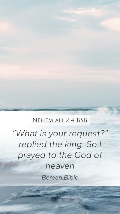 Nehemiah 2:4 BSB Bible Verse Image