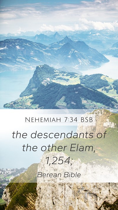 Nehemiah 7:34 BSB Bible Verse Image
