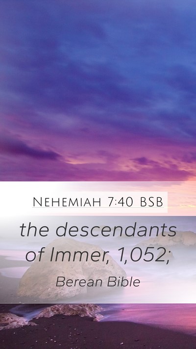 Nehemiah 7:40 BSB Bible Verse Image