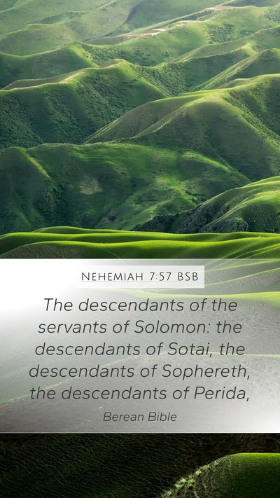 Nehemiah 7:57 BSB Bible Verse Image
