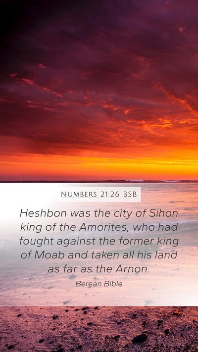 Numbers 21:26 BSB Bible Verse Image