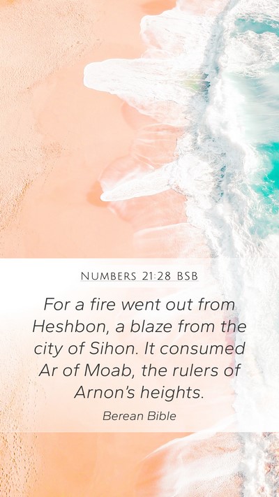Numbers 21:28 BSB Bible Verse Image
