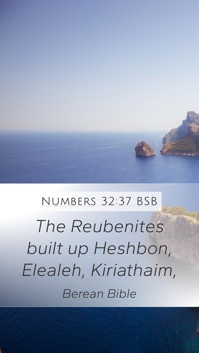 Numbers 32:37 BSB Bible Verse Image