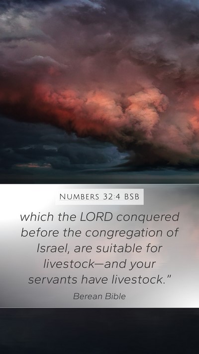 Numbers 32:4 BSB Bible Verse Image