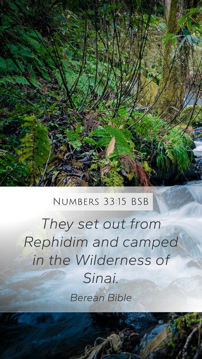 Numbers 33:15 BSB Bible Verse Image