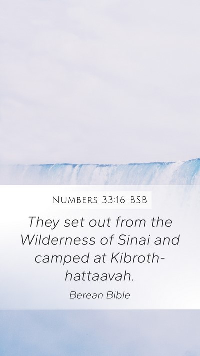 Numbers 33:16 BSB Bible Verse Image