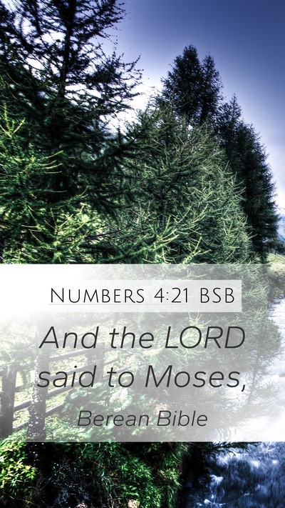 Numbers 4:21 BSB Bible Verse Image