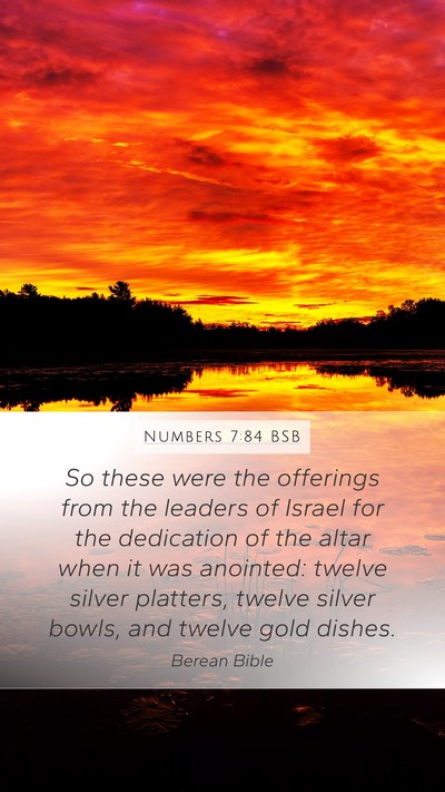 Numbers 7:84 BSB Bible Verse Image