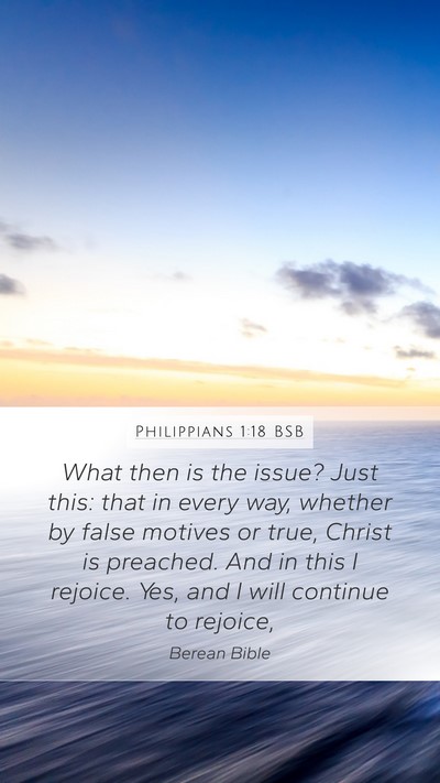 Philippians 1:18 BSB Bible Verse Image