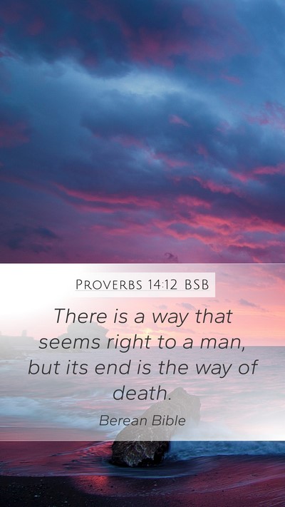 Proverbs 14:12 BSB Bible Verse Image