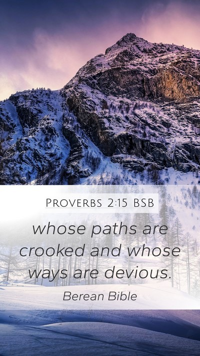 Proverbs 2:15 BSB Bible Verse Image