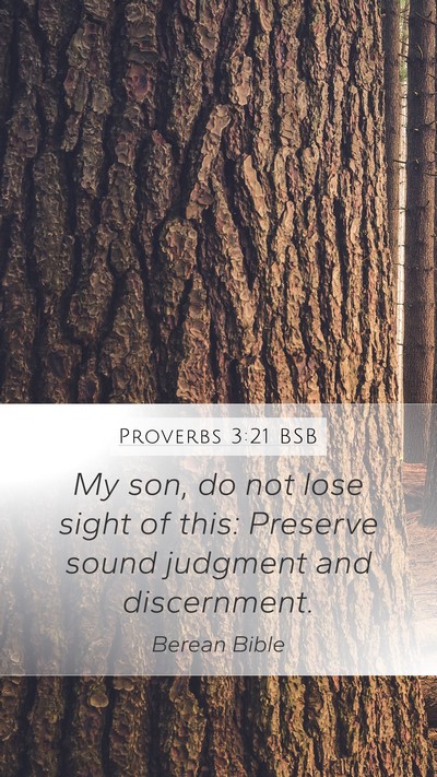 Proverbs 3:21 BSB Bible Verse Image