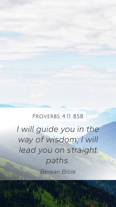 Proverbs 4:11 BSB Bible Verse Image