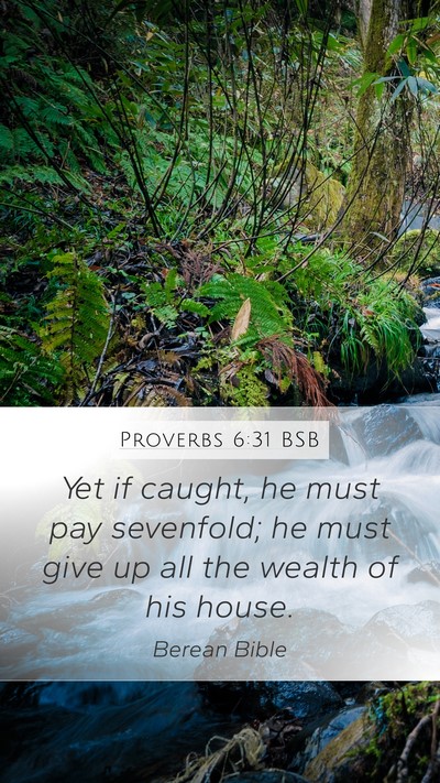 Proverbs 6:31 BSB Bible Verse Image