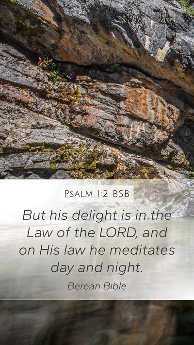 Psalm 1:2 BSB Bible Verse Image
