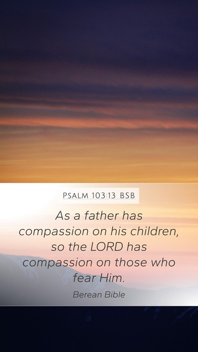 Psalm 103:13 BSB Bible Verse Image
