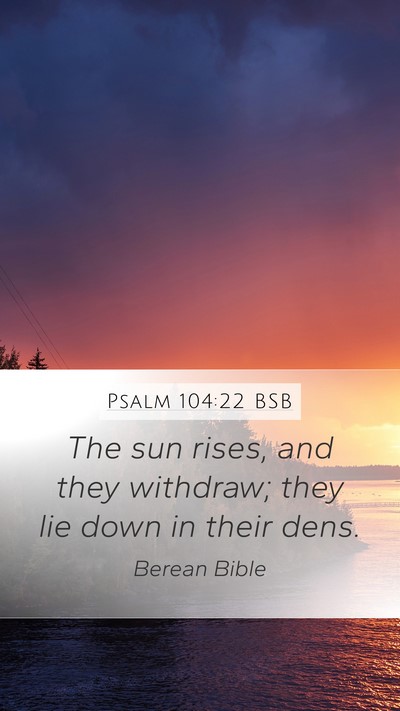 Psalm 104:22 BSB Bible Verse Image