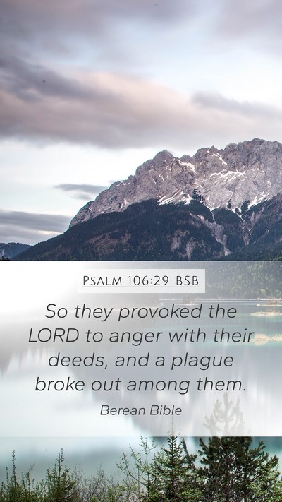 Psalm 106:29 BSB Bible Verse Image