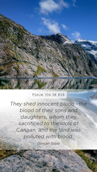 Psalm 106:38 BSB Bible Verse Image