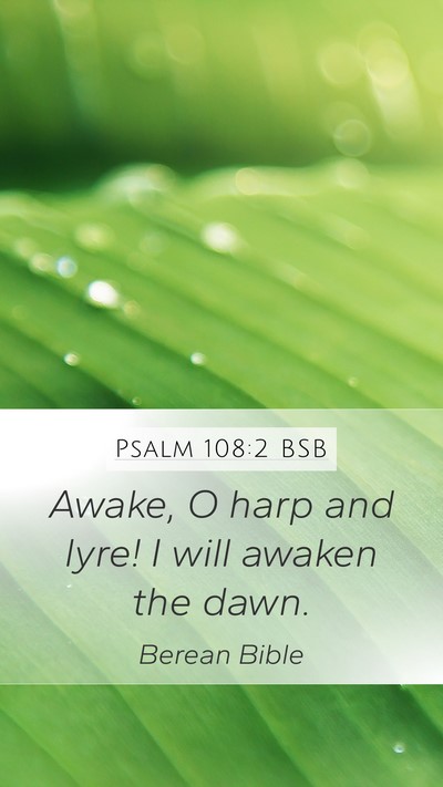 Psalm 108:2 BSB Bible Verse Image