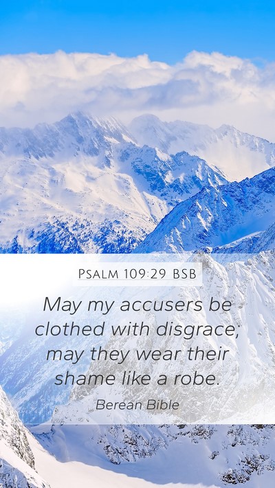 Psalm 109:29 BSB Bible Verse Image