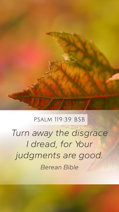 Psalm 119:39 BSB Bible Verse Image