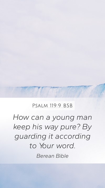 Psalm 119:9 BSB Bible Verse Image