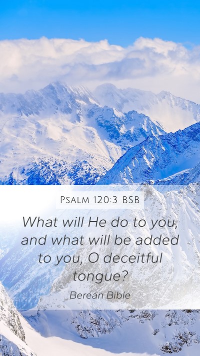 Psalm 120:3 BSB Bible Verse Image