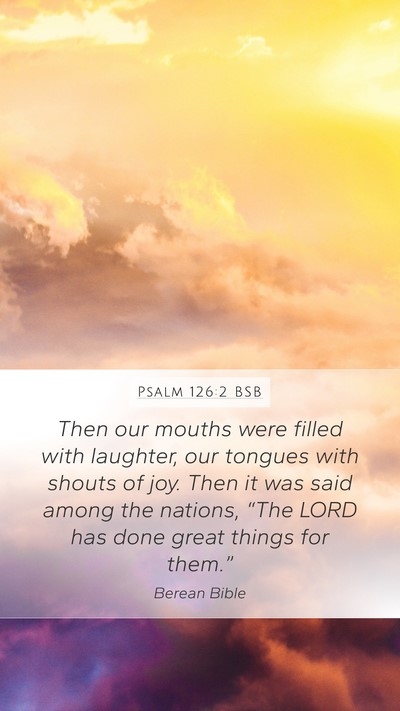 Psalm 126:2 BSB Bible Verse Image