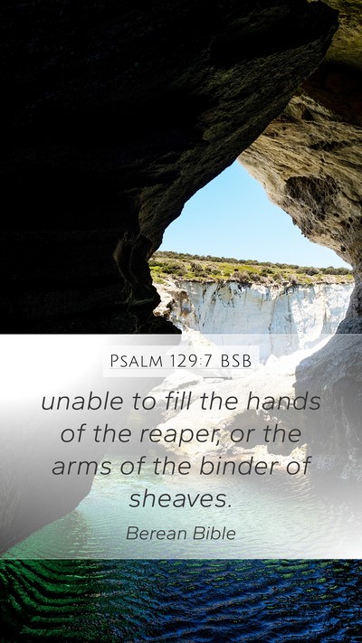 Psalm 129:7 BSB Bible Verse Image