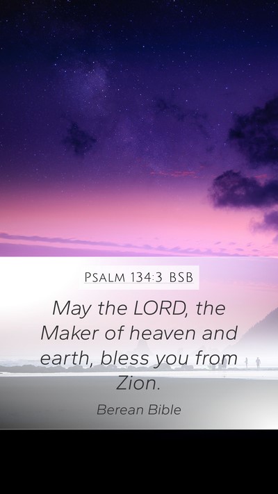 Psalm 134:3 BSB Bible Verse Image