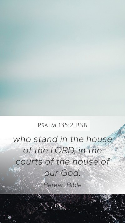 Psalm 135:2 BSB Bible Verse Image
