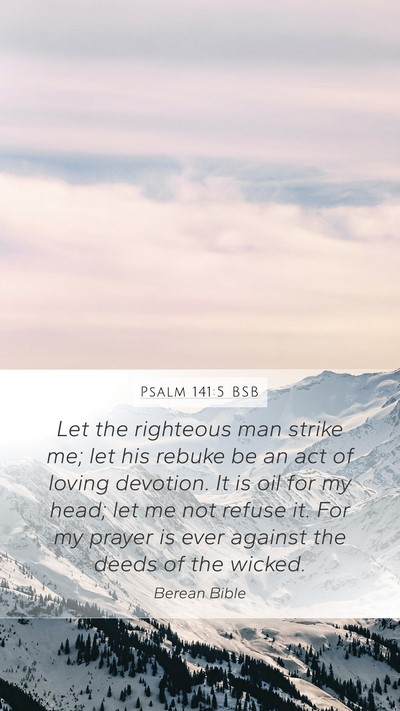 Psalm 141:5 BSB Bible Verse Image