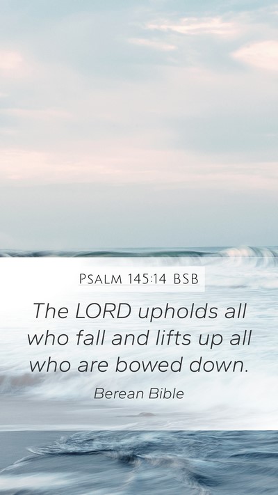 Psalm 145:14 BSB Bible Verse Image