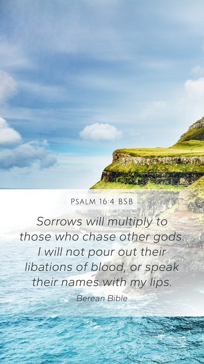Psalm 16:4 BSB Bible Verse Image