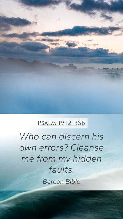 Psalm 19:12 BSB Bible Verse Image