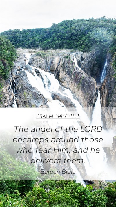 Psalm 34:7 BSB Bible Verse Image