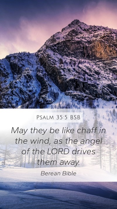 Psalm 35:5 BSB Bible Verse Image