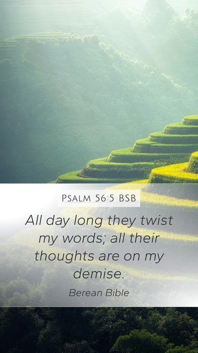 Psalm 56:5 BSB Bible Verse Image
