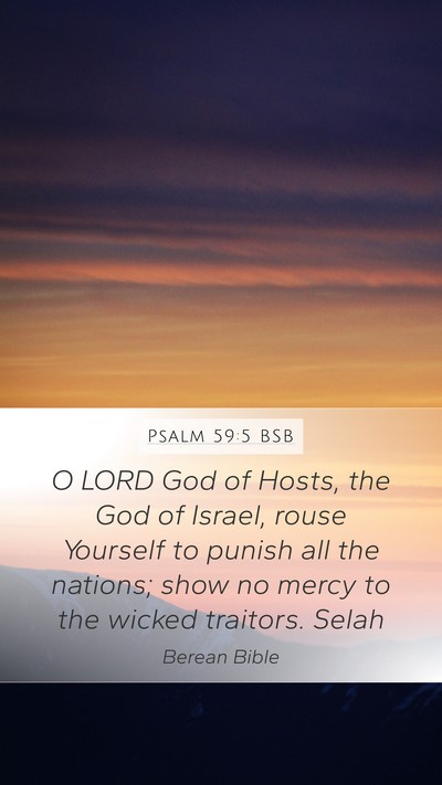 Psalm 59:5 BSB Bible Verse Image